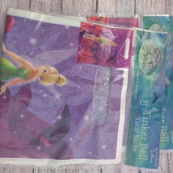 🆕 NEW Tinkerbell Party Bags loot bags 16 total - Picture 3 of 7
